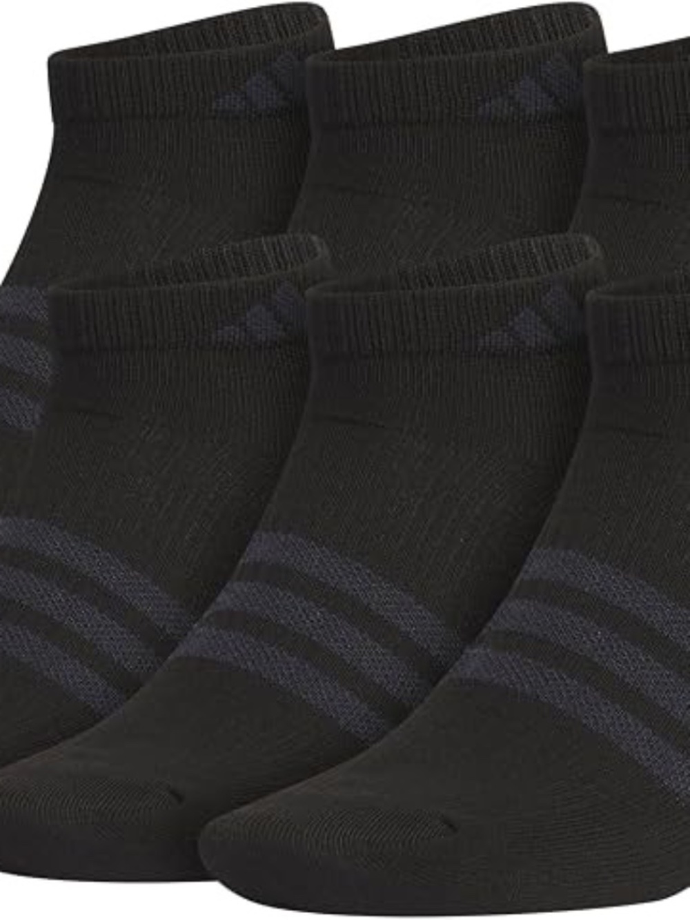 adidas Men's Superlite Low Cut Ankle Socks 6 Pairs